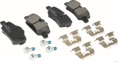 комплект спирачно феродо, дискови спирачки HERTH+BUSS JAKOPARTS J3610836