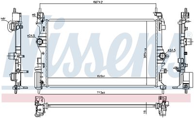 RADIATOR RACIRE MOTOR NISSENS 630786 4