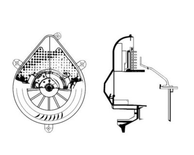 VENTILATOR HABITACLU MAHLE AB72000P 1