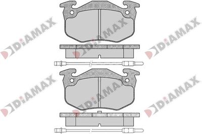 Комплект тормозных колодок, дисковый тормоз DIAMAX N09788 для ALPINE V6