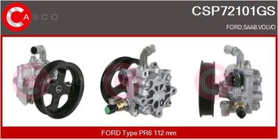 Гидравлический насос, рулевое управление CASCO CSP72101GS для FORD TOURNEO