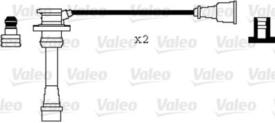 Комплект проводов зажигания VALEO 346020 для DAIHATSU TERIOS
