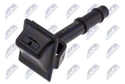 Plovimo skysčio purkštukas, priekinis langas