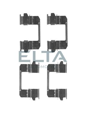 Комплектующие, колодки дискового тормоза ELTA AUTOMOTIVE EA8758 для ISUZU D-MAX