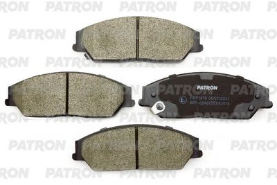 Комплект тормозных колодок, дисковый тормоз PATRON PBP1678 для TOYOTA CAMRY