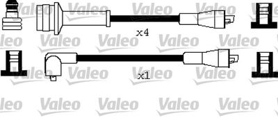 Комплект проводов зажигания VALEO 346398 для TOYOTA LITEACE