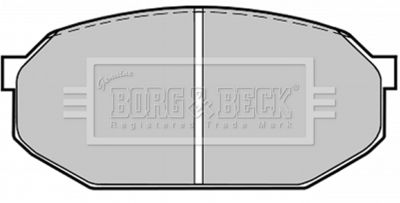 Комплект тормозных колодок, дисковый тормоз BORG & BECK BBP1205 для MITSUBISHI STARION