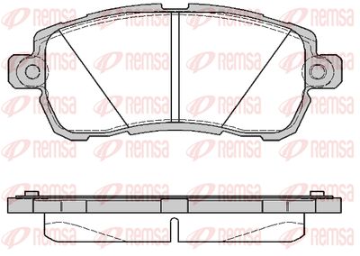 Комплект тормозных колодок, дисковый тормоз KAWE 1728 00 для FORD KA+