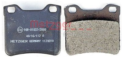 BREMSBELAGSATZ SCHEIBENBREMSE METZGER AUTOTEILE 1170310 2