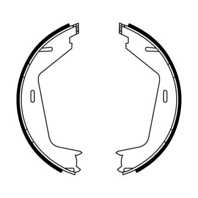 Brake Shoe Set, parking brake CRV005ABE