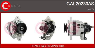 GENERATOR / ALTERNATOR CASCO CAL20230AS