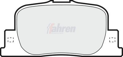 Fahren Brake Pad Set, disc brake FBP3541