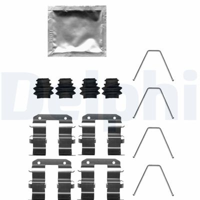 SET ACCESORII PLACUTE FRANA DELPHI LX0739