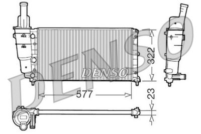 DENSO DRM09096 Крышка радиатора  для FIAT PALIO (Фиат Палио)