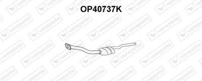 Катализатор VENEPORTE OP40737K для OPEL CALIBRA