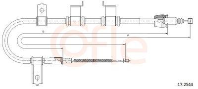 CABLU FRANA DE PARCARE COFLE 92172544