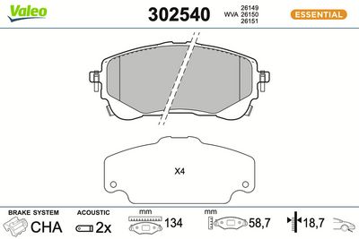 SET PLACUTE FRANA FRANA DISC