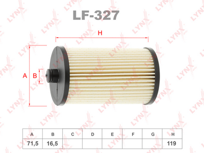 LF-327 LYNXauto Топливный фильтр