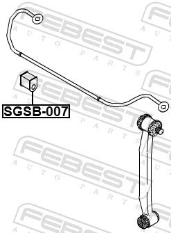 BUCSA BARA STABILIZATOARE FEBEST SGSB007 1