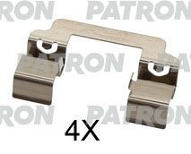 Комплектующие, колодки дискового тормоза PATRON PSRK1298 для SAAB 9-5