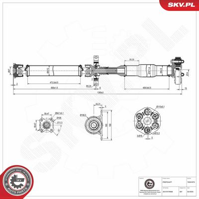 полуоска ESEN SKV 76SKV075