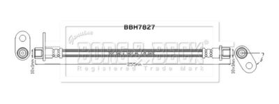 Brake Hose Borg & Beck BBH7827