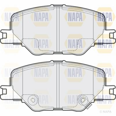 Brake Pad Set NAPA NBP1653