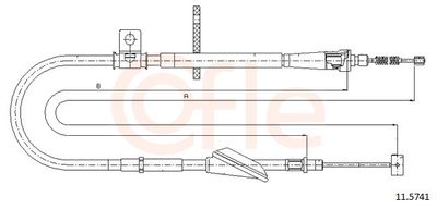 CABLU FRANA DE PARCARE