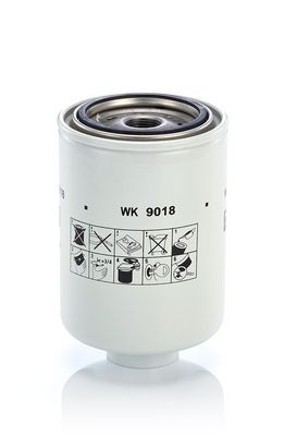 MANN-FILTER - Palivový filter CASE IH, CUMMINS, JCB, AGCO, … , WK 9018 x