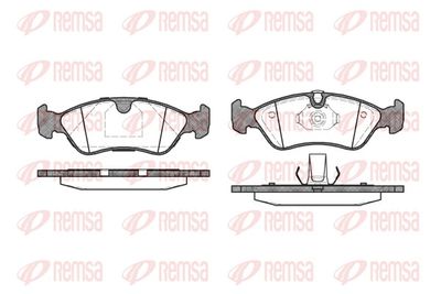 Brake Pad Set, disc brake 0286.50