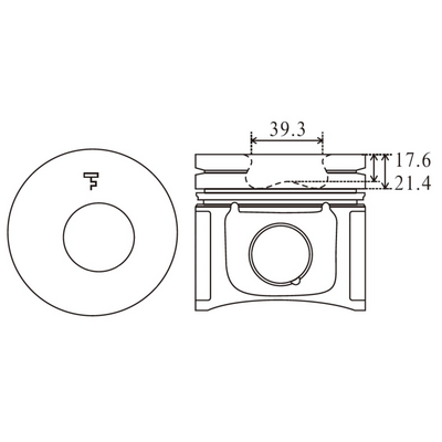 PISTON MV Parts MVP9193