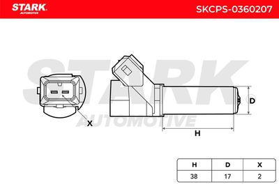 импулсен датчик, колянов вал STARK SKCPS-0360207