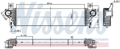 INTERCOOLER COMPRESOR NISSENS 961365 4
