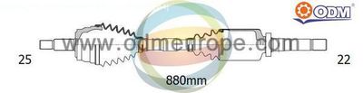 Multiparts 18-162310 Полуось в сборе для PEUGEOT 306 (Пежо 306)