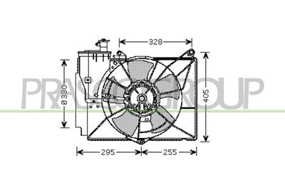 VENTILATOR RADIATOR PRASCO TY320F002