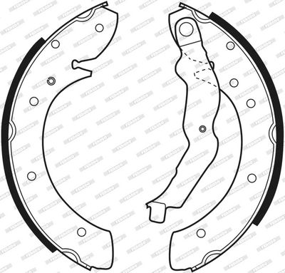 SET SABOTI FRANA FERODO FSB529 2