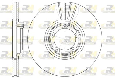 ROADHOUSE 6518.10 Тормозные диски  для HONDA INTEGRA (Хонда Интегра)