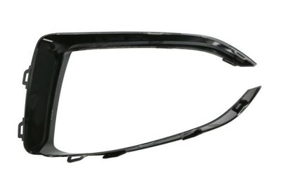 Grillestrip vooraan Voor Links (zwart glanzend, SPORT) past: BMW 1 F40 07.19-