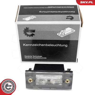 Osvětlení SPZ SKV 72SKV026
