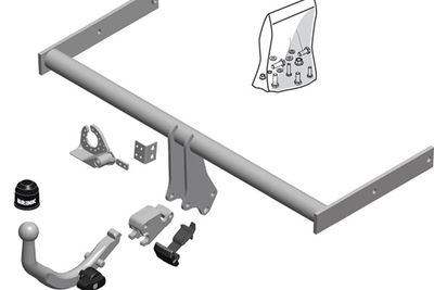 Zestaw zaczepu przyczepy BRINK 532000