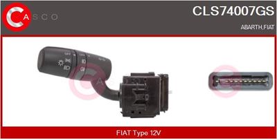 Выключатель на рулевой колонке CASCO CLS74007GS для ABARTH 124