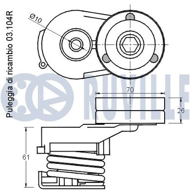INTINZATOR CUREA CUREA DISTRIBUTIE RUVILLE 541512 1