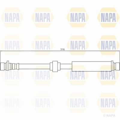 Brake Hose NAPA NBH1073