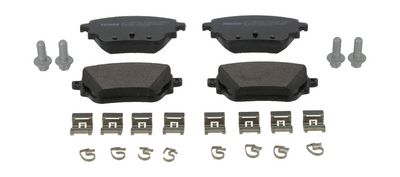 Remblokken set Achter (met extra's), past: MERCEDES A (V177), A (W177), B SPORTS TOURER (W247), CLA (C118), CLA SHOOTING BRAKE (X118), GLA (H247), GLB (X247) 1.3-2.0H 03.18-