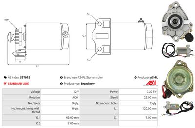 STARTER AS-PL S9701S 4