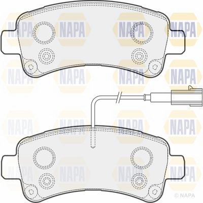 Brake Pad Set NAPA PBP7281