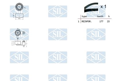 SET CUREA DE DISTRIBUTIE Saleri SIL TK1484 1