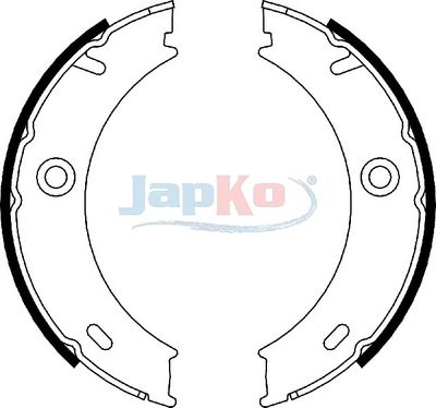 комплект спирачна челюст JAPKO
