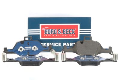 комплект спирачно феродо, дискови спирачки BORG & BECK BBP2668