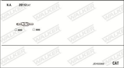 SISTEM DE ESAPAMENT WALKER JEH55969